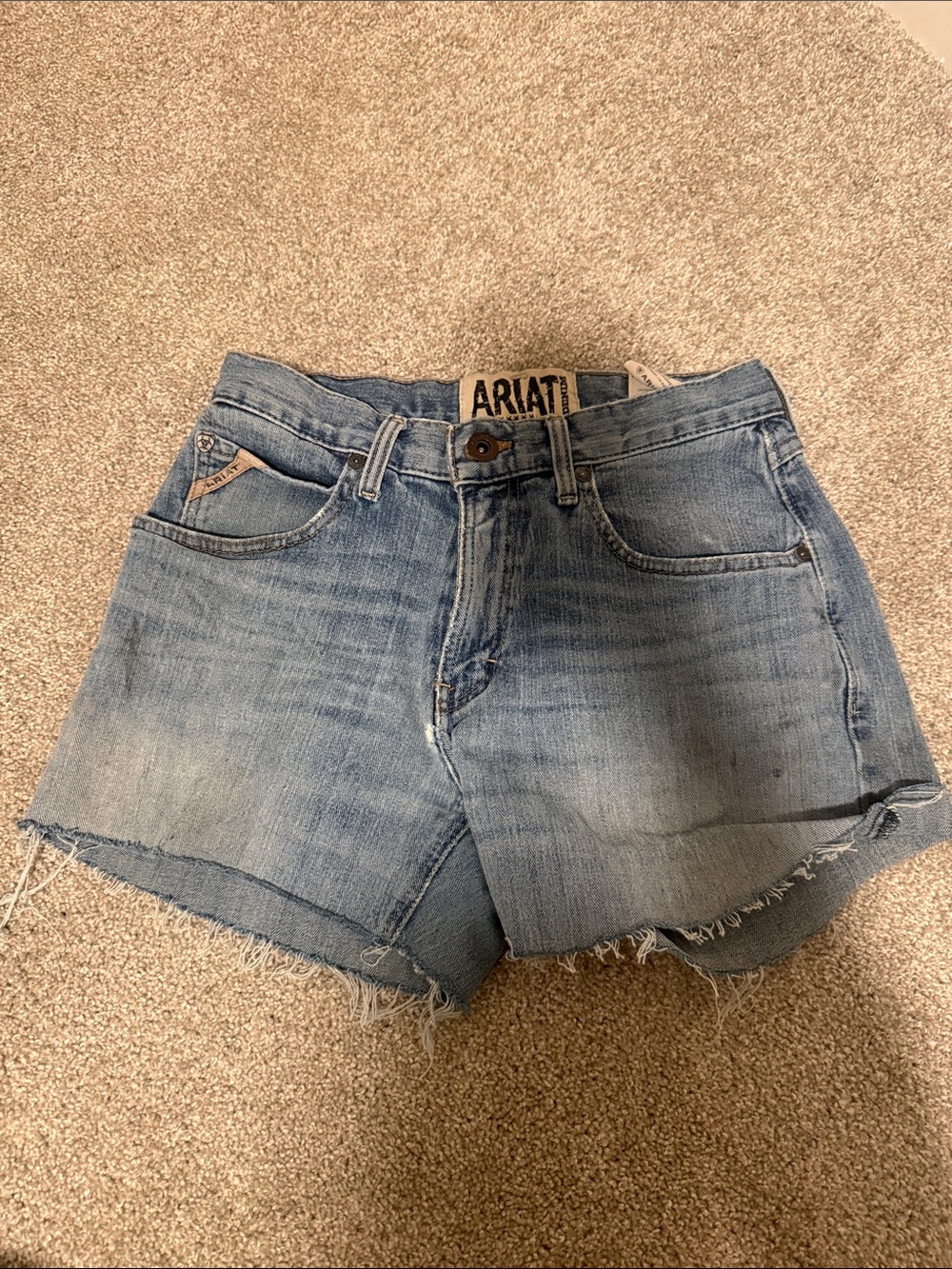Ariat Light Blue Denim Cutoff Shorts